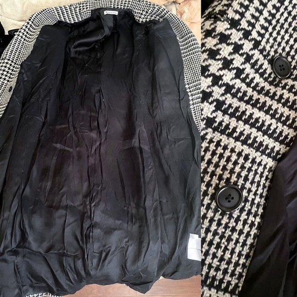 Reformation Black and White Pea Coat - Picture 7 of 9